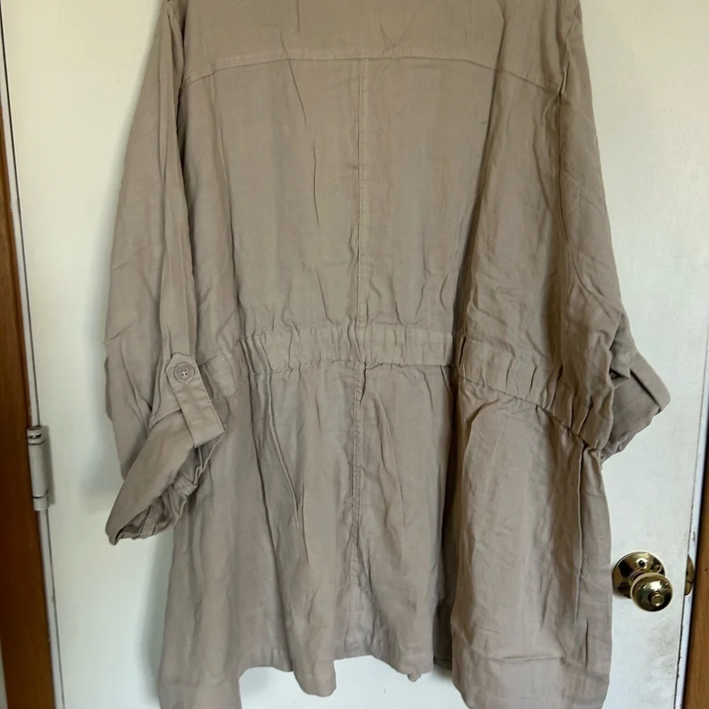 NWT Torrid size 5 dual utility jacket anorak chateau Gray